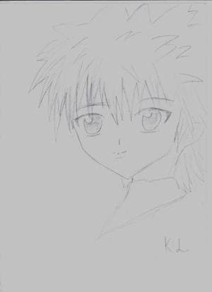 Killuha (Bleistiftvorzeichnung)