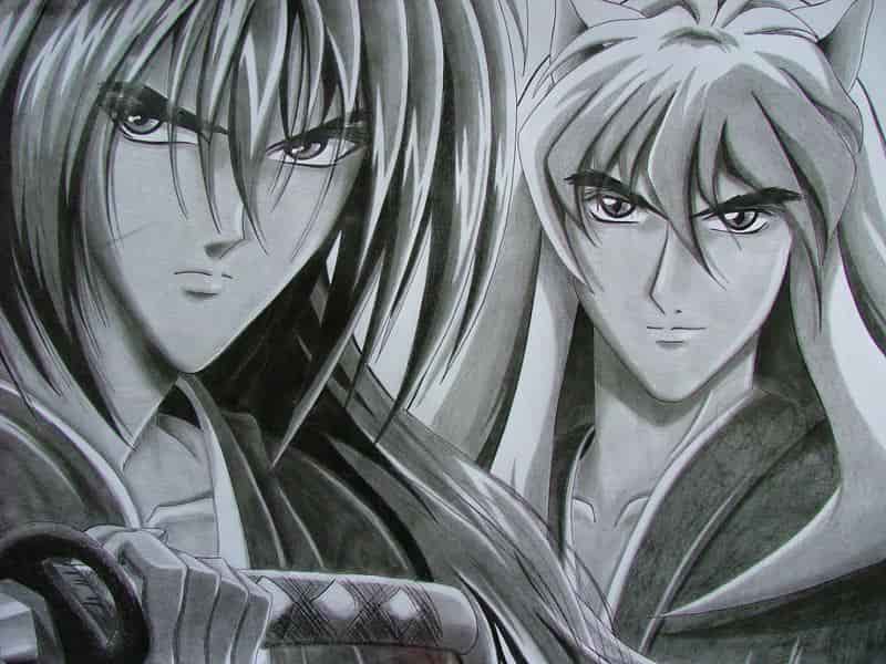 Klappe, die 2.: Takeo (Ken-san... mmhh^^) & Yasha aus meiner FF "Die Weiße Schlange"