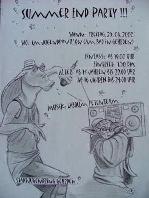 Get the party started... Yoda & JarJar