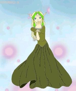 Ne Waldelfe... (nur gecolort)