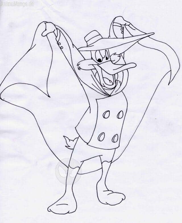 Darkwing Duck Outlines
