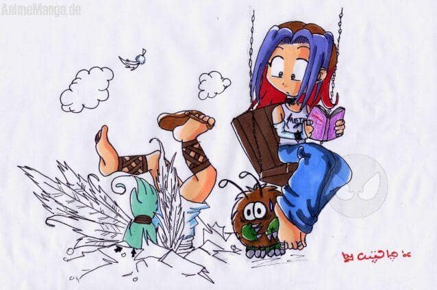 Ein abgestürzer Amor, dat Kuribo mit Fühlern und.. äh.. ich.. XD