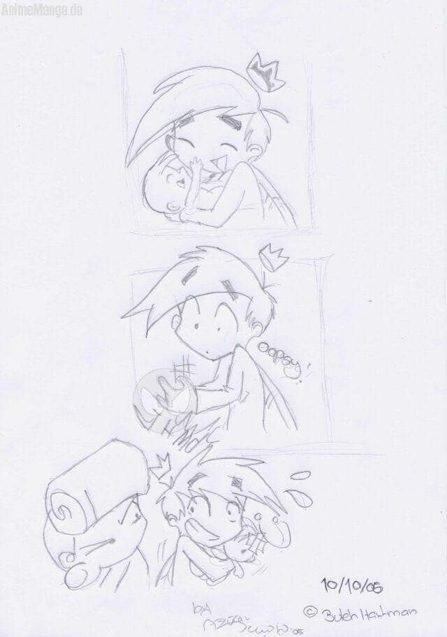 Cosmo und das Baby.. xD