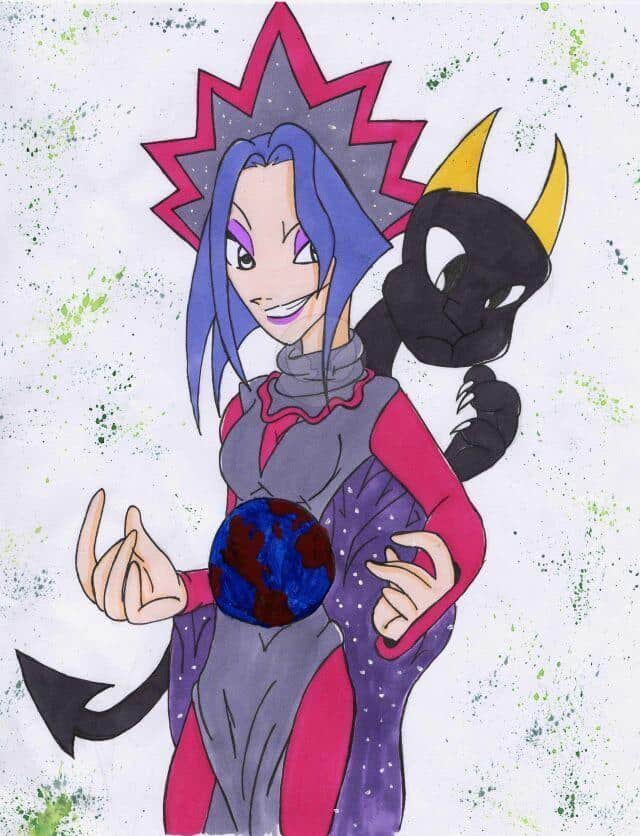 Galaktika und Nero im Comic Stiel