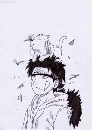 Kiba und Akamaru