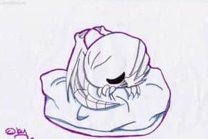 Sleeping Blue eyes ^.~