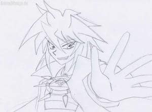 Yami Bakura mit seltsamer Hand