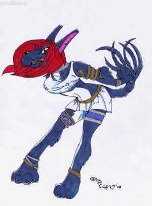 Weibliches Furry Seth_Tier