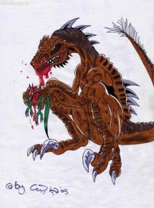 Raptor Colorierte Version