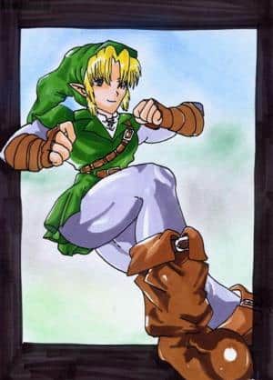 Bekifft guckender Link für Magic >__<