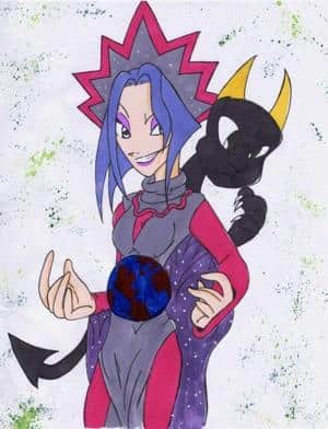 Galaktika und Nero im Comic Stiel