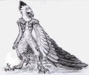 Anthro-Harpy-Eagle