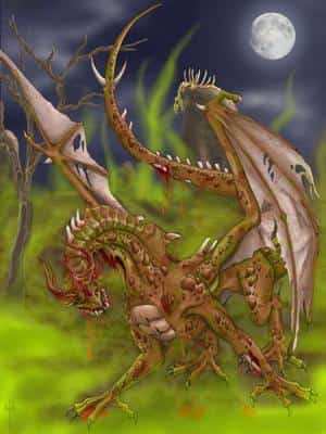 Zombie Drache