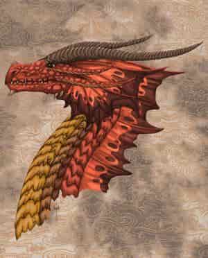 Red Dragon Kopf