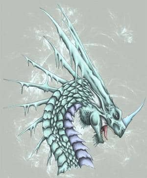 Ice Dragon Kopf