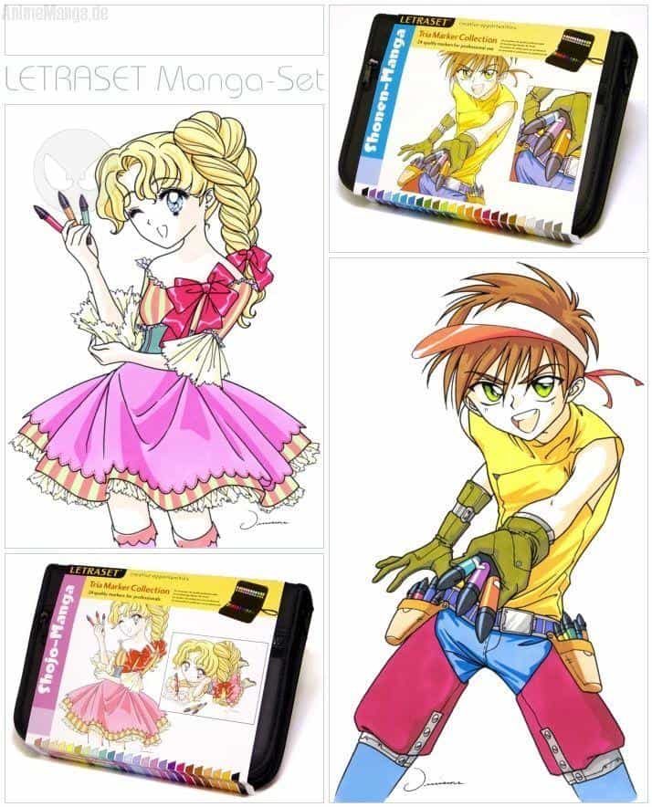 LETRASET Manga-Set