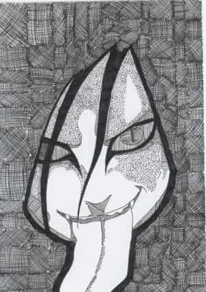 Orochimaru's face