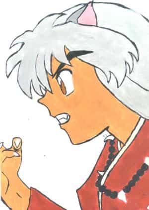 Inu richtig w&uuml;tend COLOR