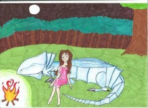 Sleeping white Dragon