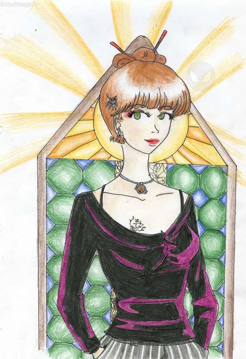 Dämonin mit Heiligenschein