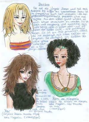 Character-Design: Deviánn & Riion & Ray