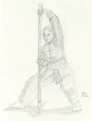 chinesische Kämpferin