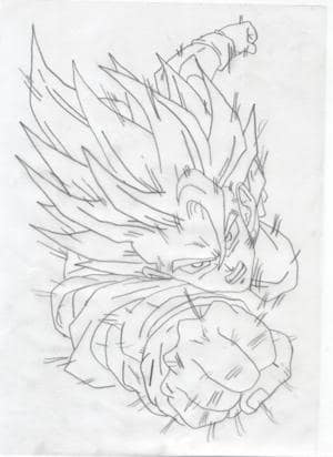 Goku greift an
