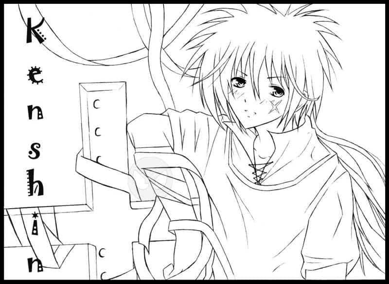 kenshin mal ganz anders (lineart)