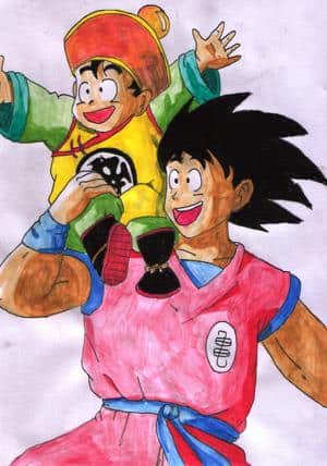 Goku und Gohan2