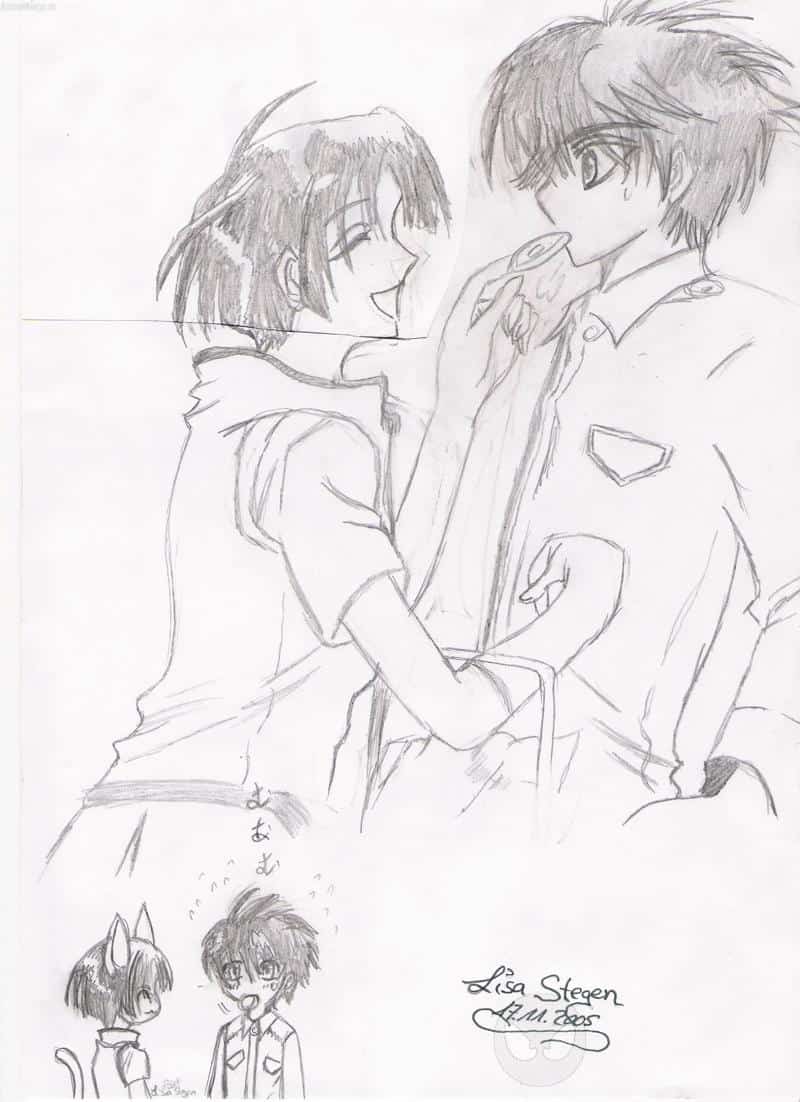 Yuzuriha Nekoi und Kamui Shirou