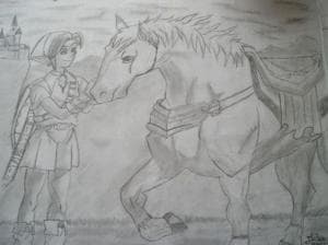 Link und Epona