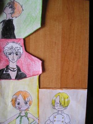 Anime und Manga Buchstaben