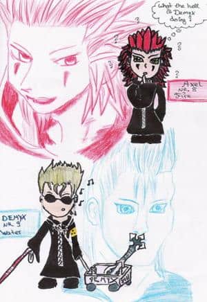 Demyx and Axel