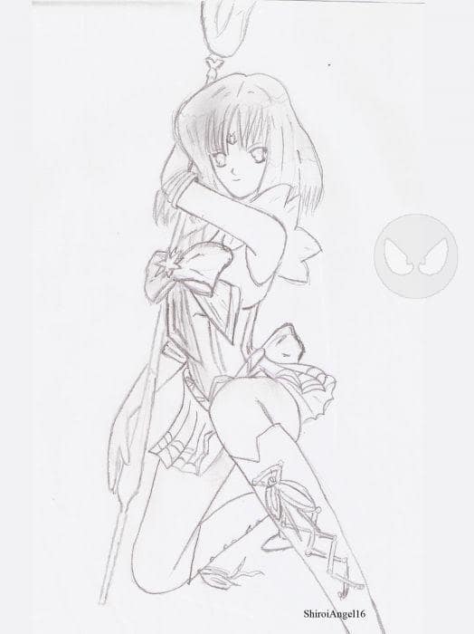 SailorSaturn pose