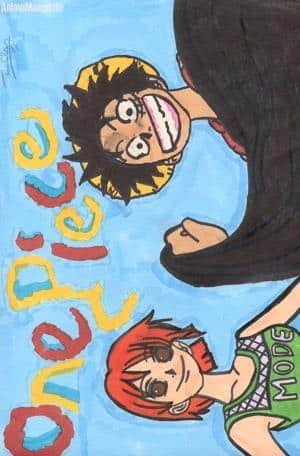 Nami und Ruffy ein wenig quer...-.-" *kopf schief leg*