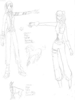 skizze chara design die 3te