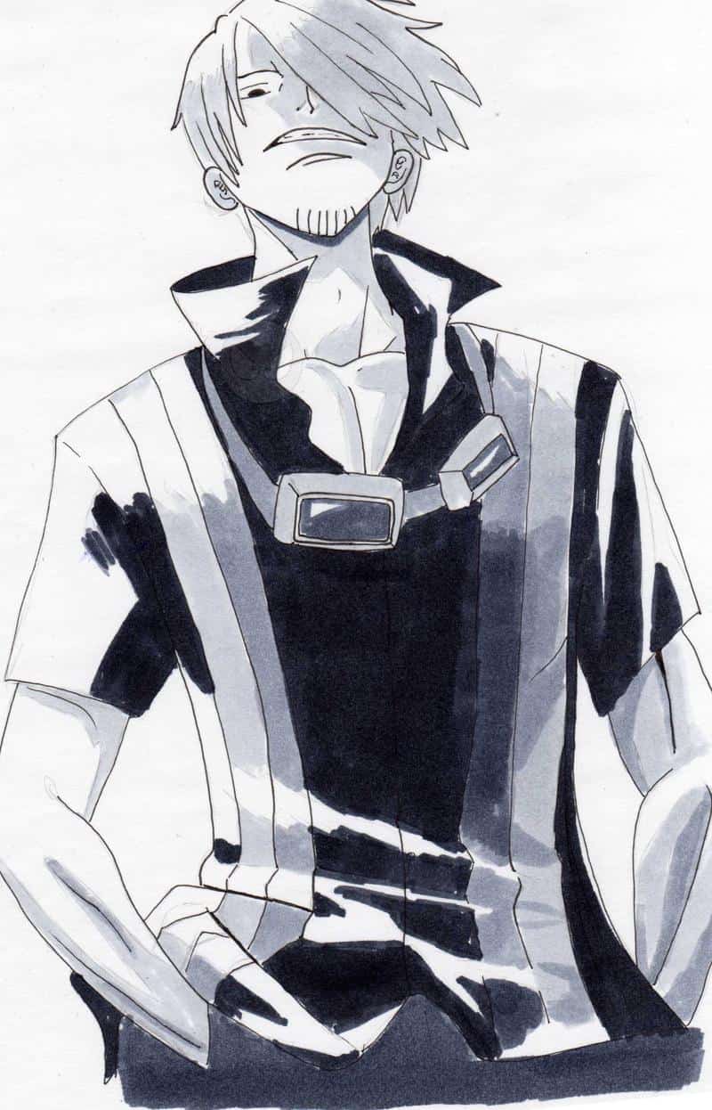Sanji auch in schwar weiß