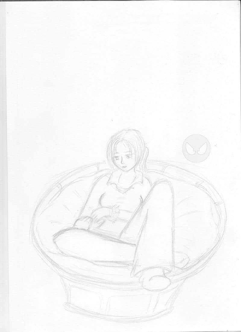 Skizze von ner Freundin