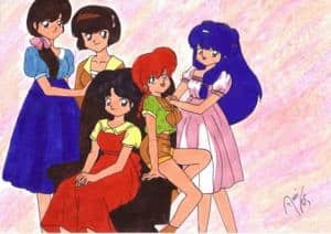 ranma girls