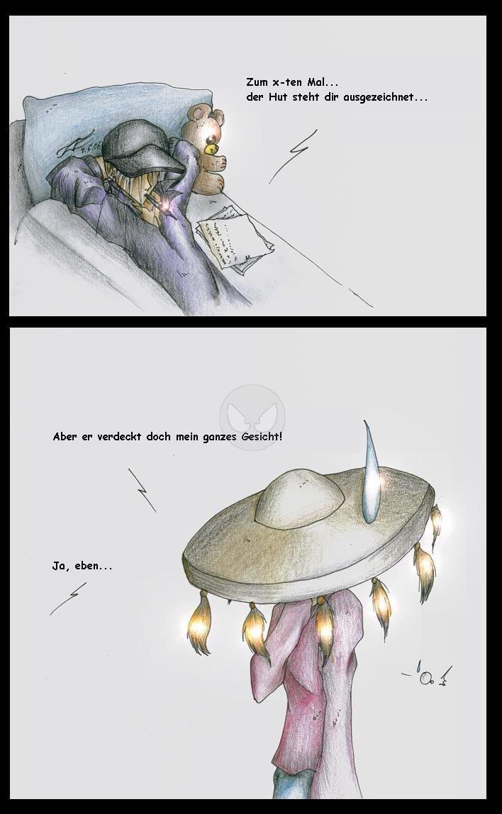 die sache mit dem hut...XD