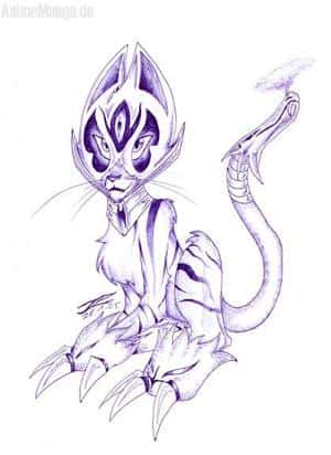 er....irgendeine katze mit maske...'