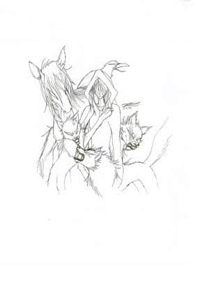 neotu und seine schattentierchen (outlines)