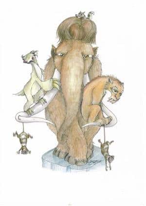 ice age goes anime XD