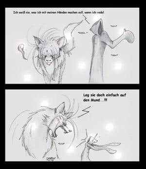 die sache mit den händen...