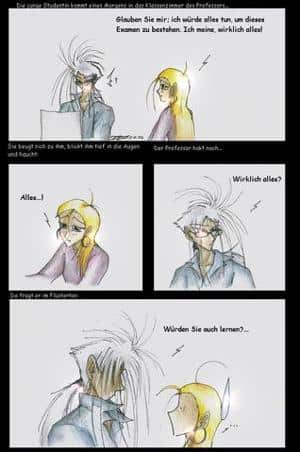 der professor und die junge studentin...