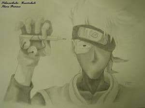 kakashi als schulmaskottchen XD