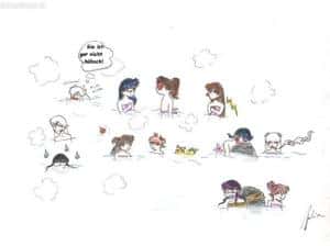 Lasst uns baden gehn! x3