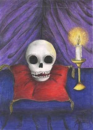 Totenschädel (oder finsterer Eierkopf XD)