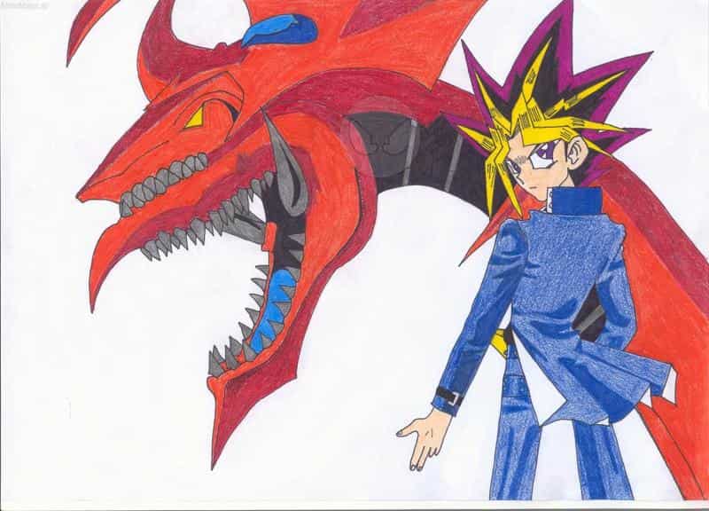 Yami Yugi und Slifer