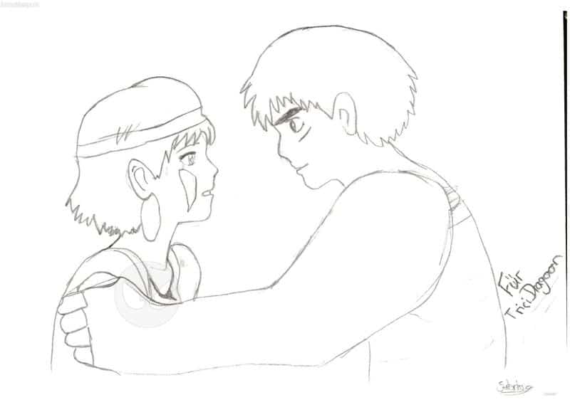 San und Ashitaka für TriciDragoon